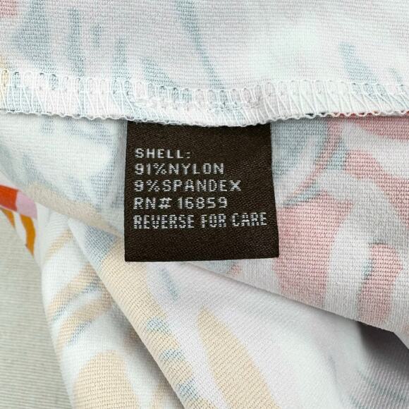 J McLaughlin Women's Catalina Knit Flora Sheath Dress XS Orange Pink - Picture 9 of 13